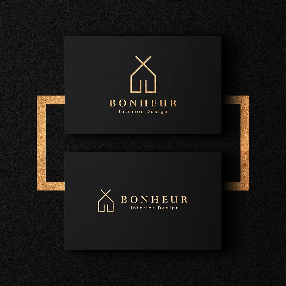 BONHEUR 로고 디자인 2