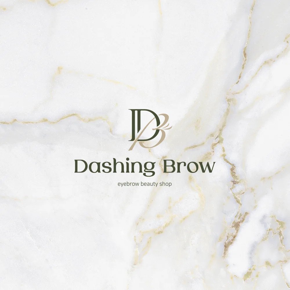 Dashing Brow 로고 디자인 2