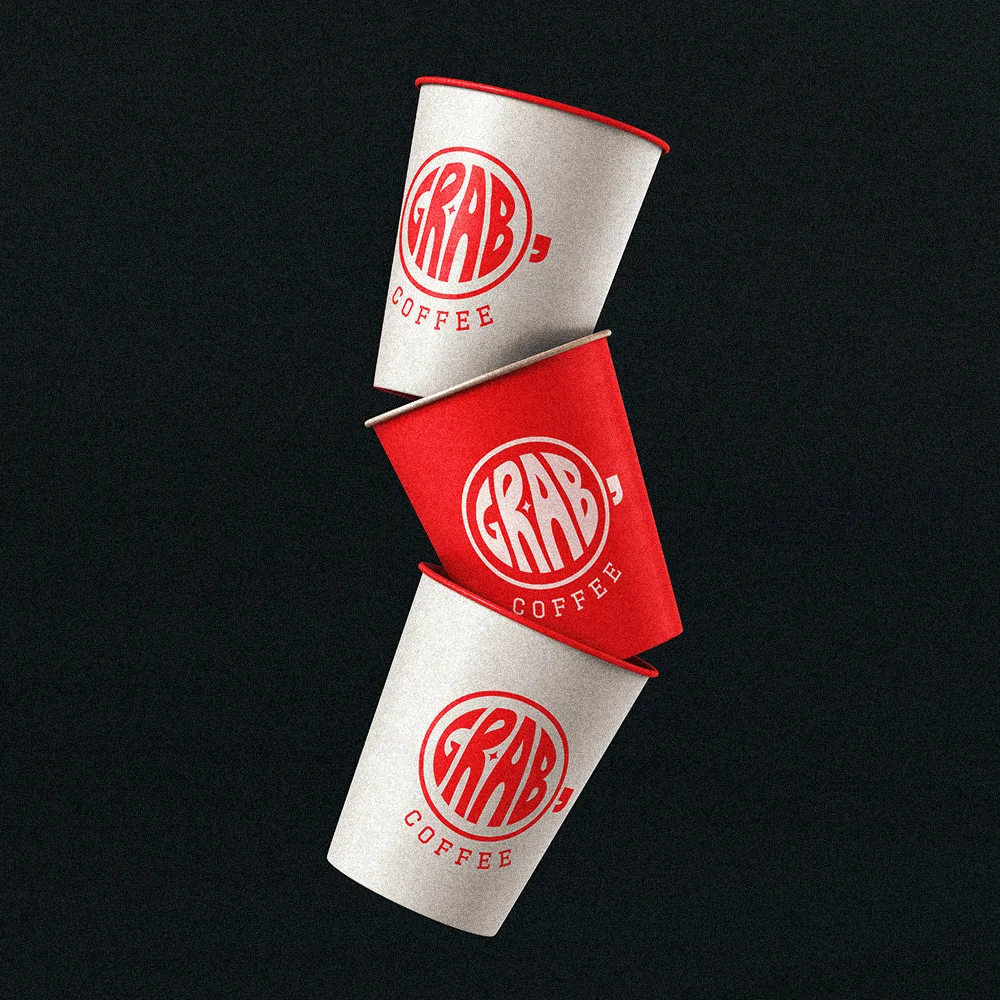 GRAB COFFEE 로고 디자인 2