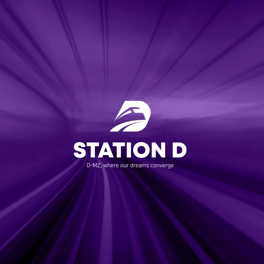 STATION D 로고 디자인 2