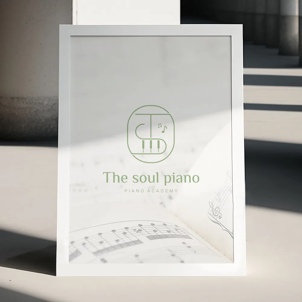 The soul piano 로고 디자인 2