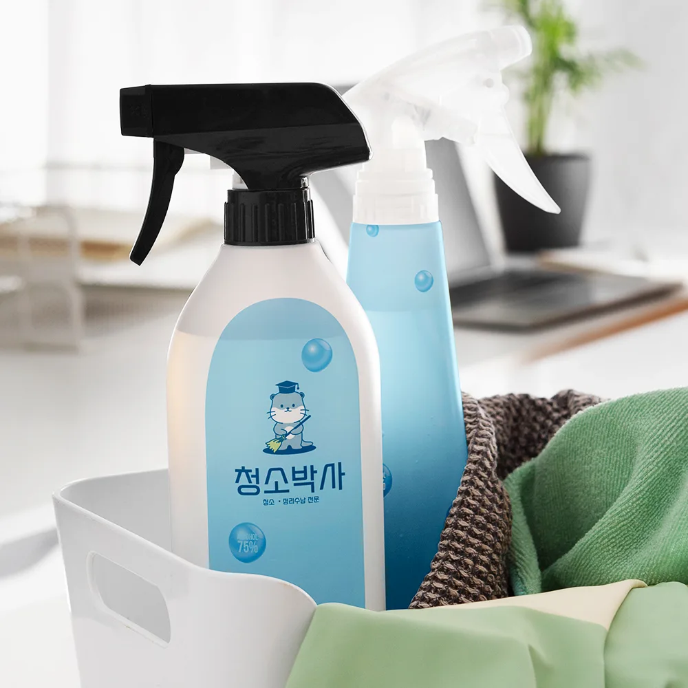 청소박사 로고 디자인 2